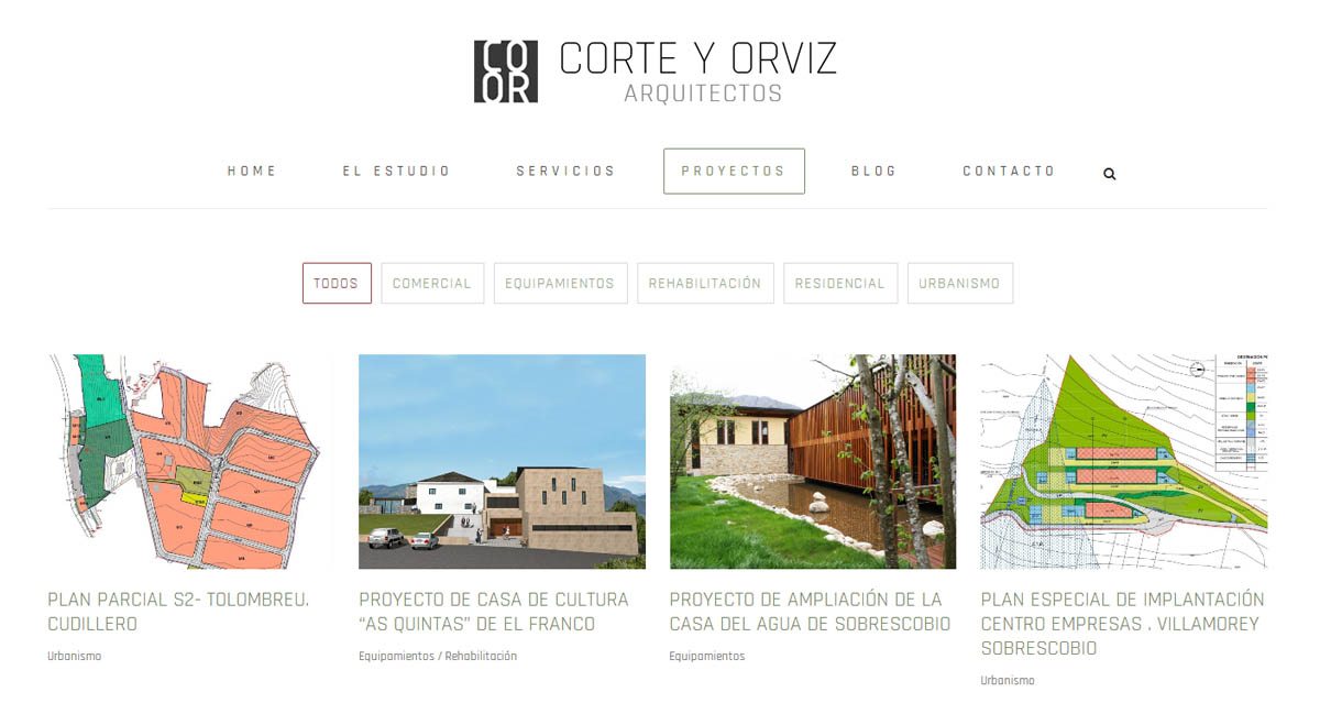diseño web en Asturias: corte y orviz, web diseñada por PRISMA ID