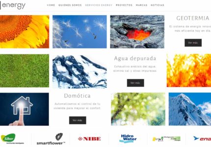 diseño web en Asturias para consultoría energética: PRISMA IMAGEN Y DISEÑO