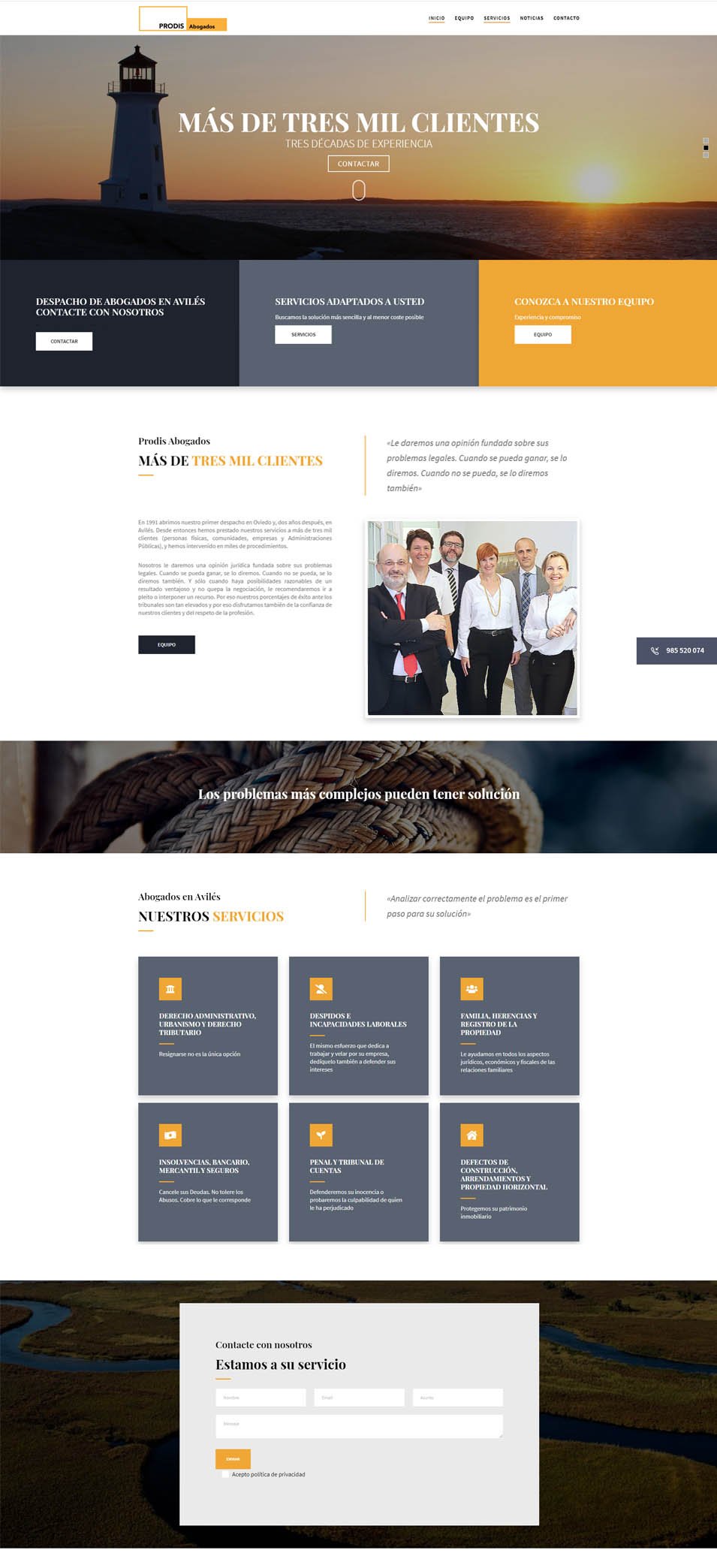Diseño de páginas web para abogados