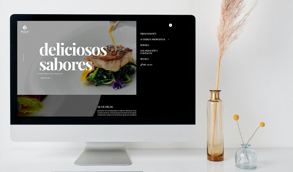 Diseño de página Web para Restaurantes